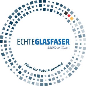 BREKO-Siegel "Echte Glasfaser"